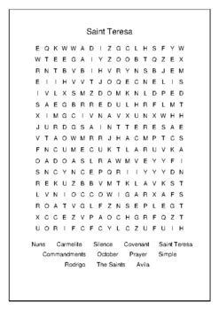 Saint of Avila Crossword Clue .
